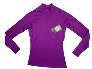 New Nike Pro Combat Shirt Womens Small Magenta Athletic Compression Dri Fit Top